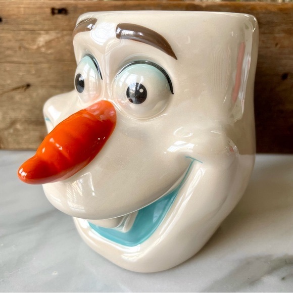 Disney Frozen•NWOT•Pearlescent Ceramic•3-D/Dimensional•Large~18 fl oz Capacity❄️ - Picture 3 of 13